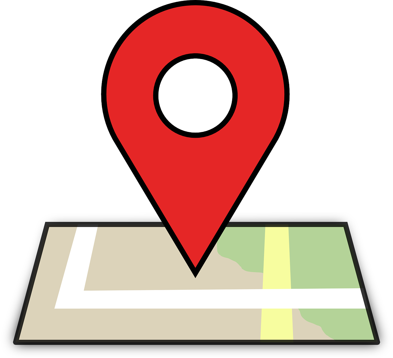 Location icon on Google map
