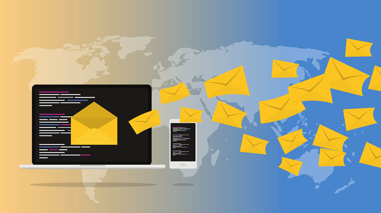 outgoing emails as part of targeted email marketing